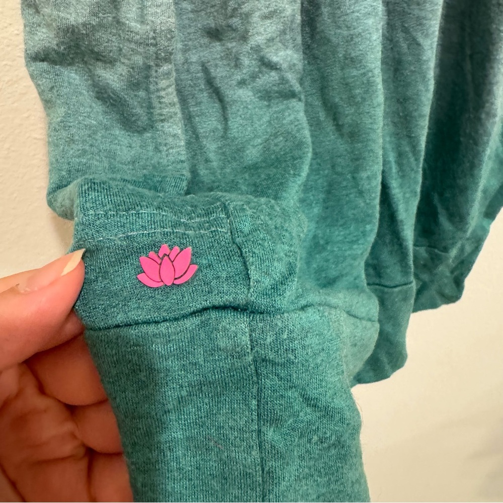 Pink Lotus Heather Gray Top - Picture 9 of 9